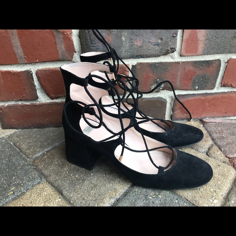 Zara Lace up heels